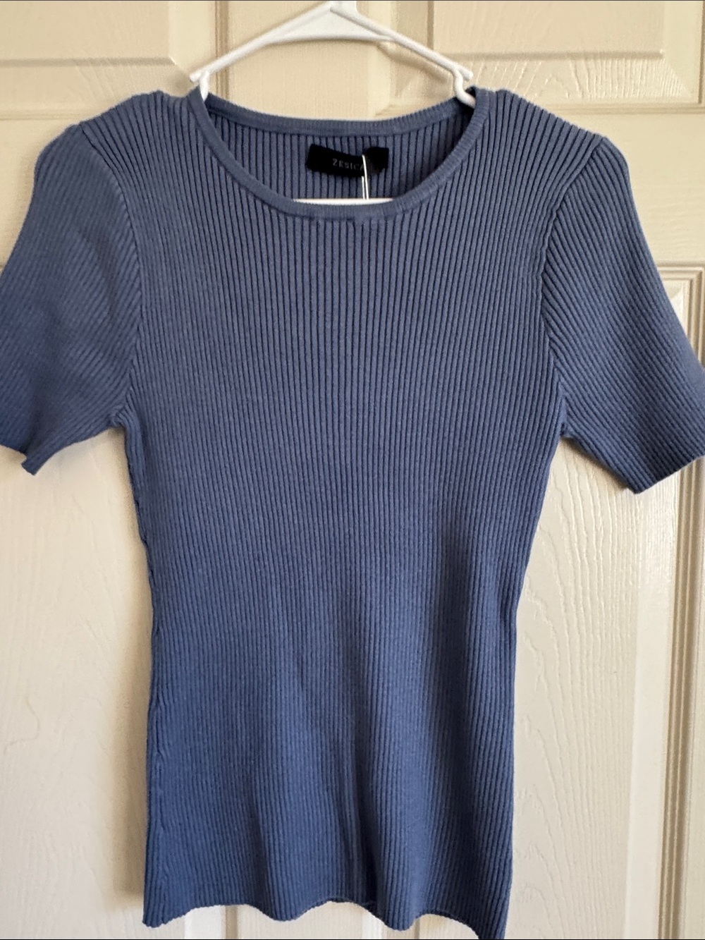 Zesica Short Sleeve Sweater Top Size Large